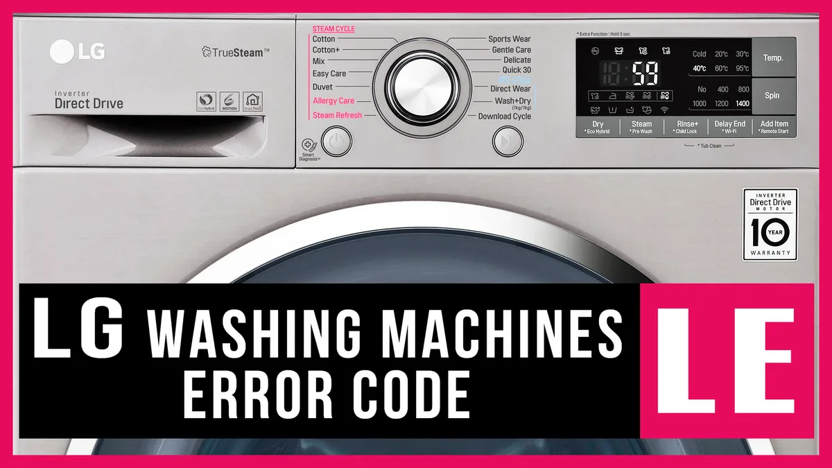 Lg Washer Not Agitating