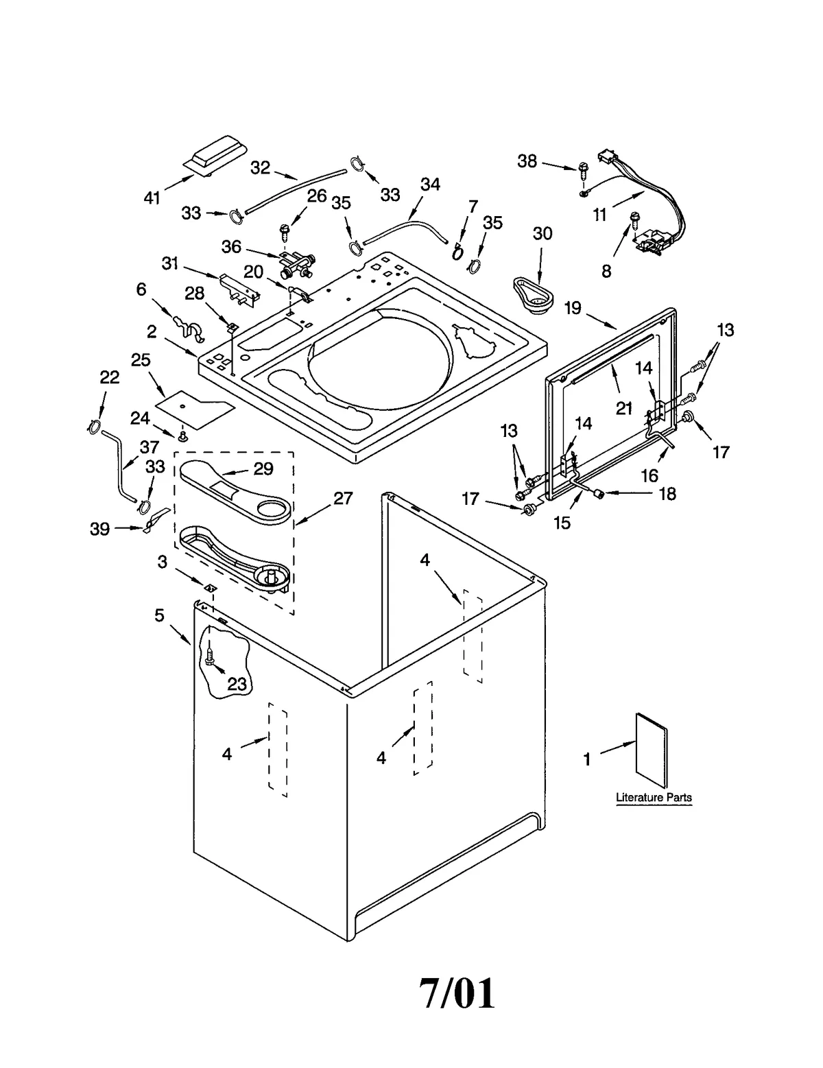 lid switch assembly