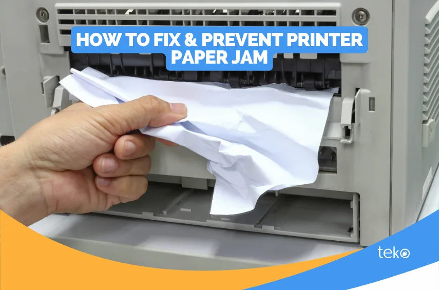 Liene printer paper jam removal