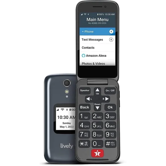 Lively Flip Phone keypad detail
