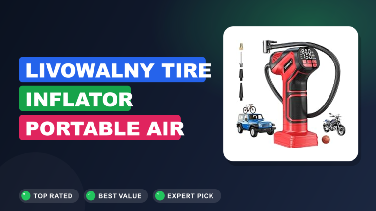 LIVOWALNY Tire Inflator Portable Air Compressor Review