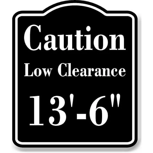 Low Clearance Warning Signs