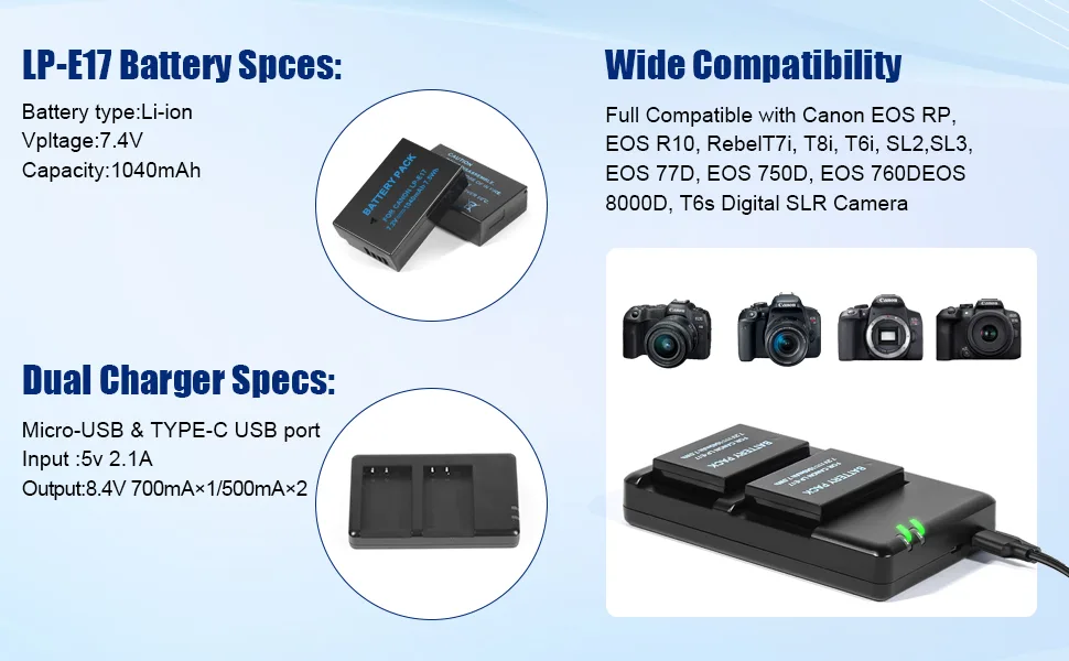 LP-E17 battery