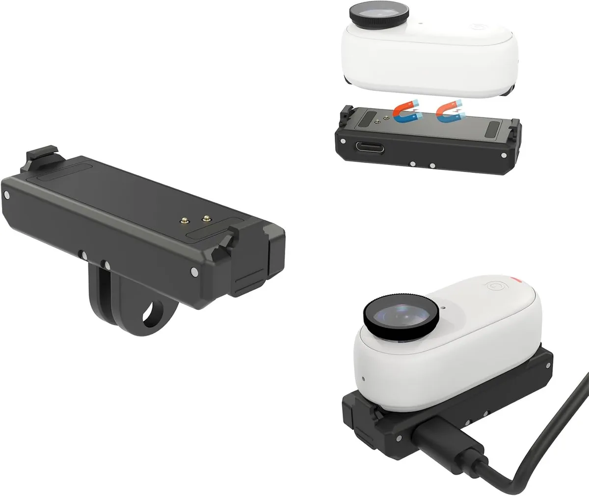 magnetic charging contacts