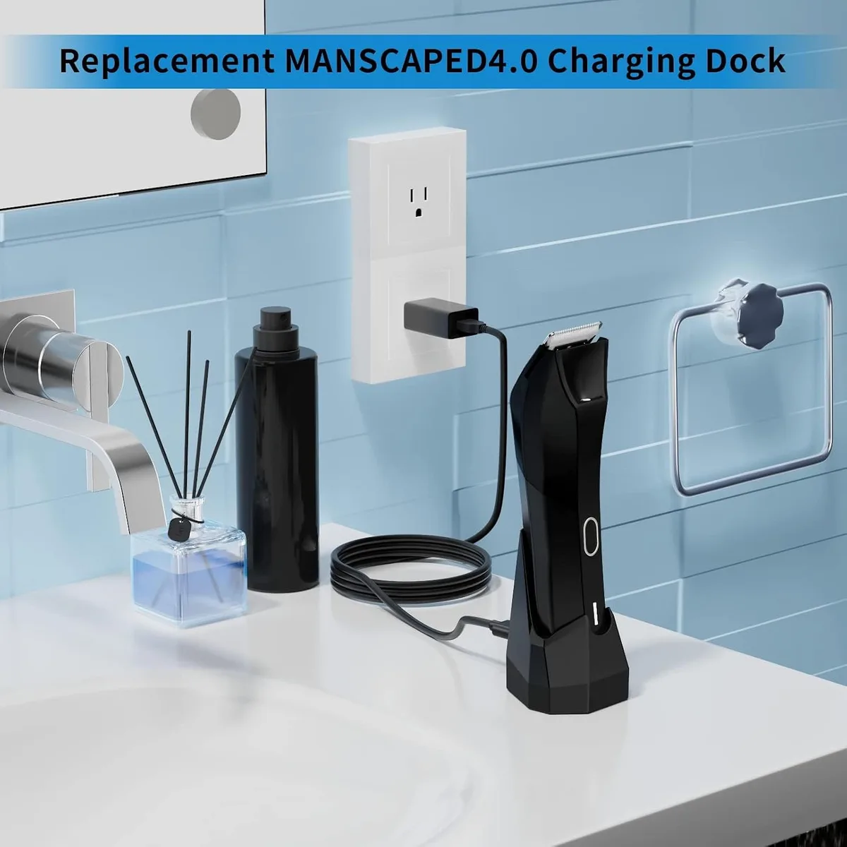 Manscaped charging port lint debris