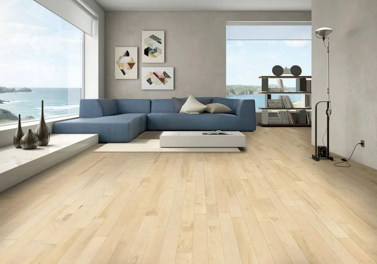 Maple hardwood flooring