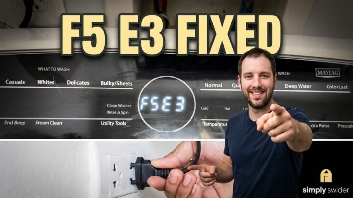 Amana Washer Code F5 E3: Quick Fix Guide