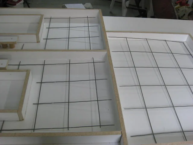 Melamine concrete form