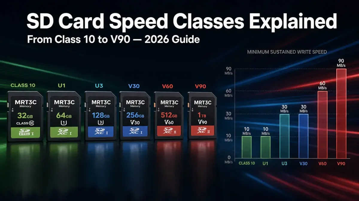 memory card speed class diagram