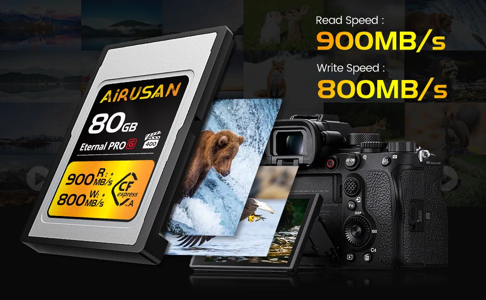 memory card write speed heat camera