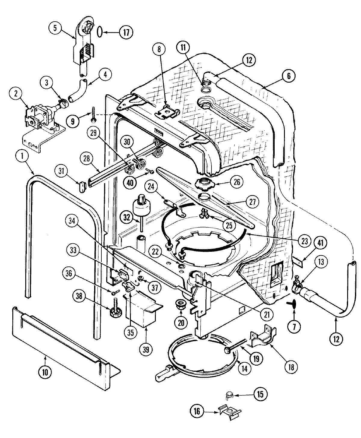 Miele Dishwasher Triple Filter System