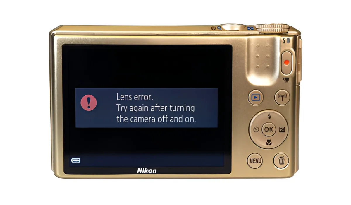 mirrorless camera lens error troubleshooting