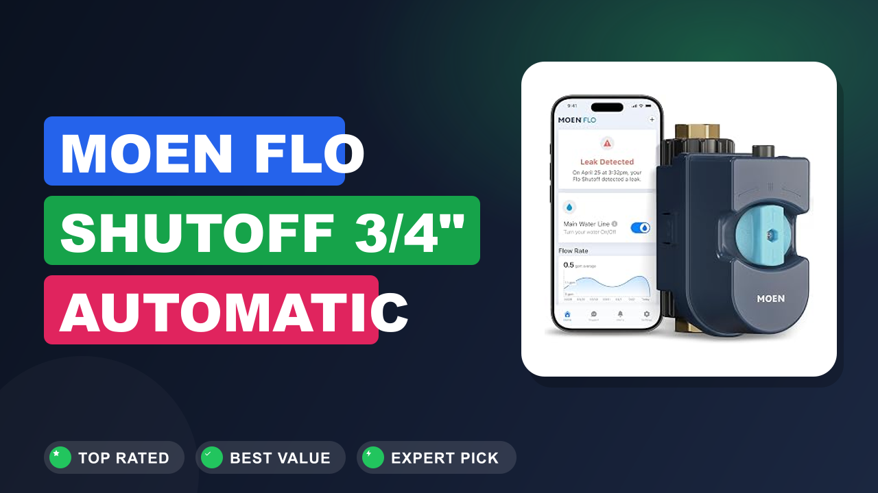 Moen Flo Shutoff 3/4" Automatic Water Review