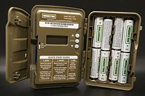 Moultrie camera battery compartment