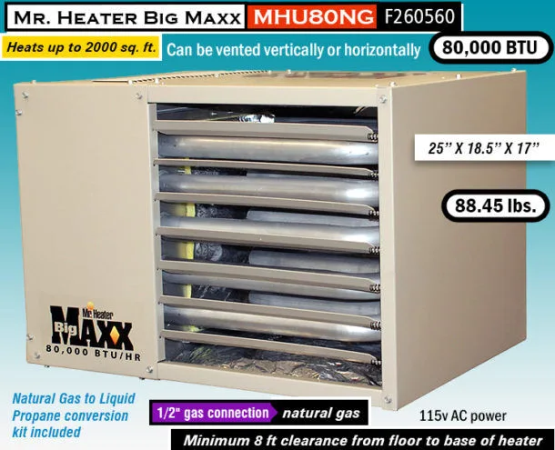 Mr Heater Big Maxx 4 Flashes