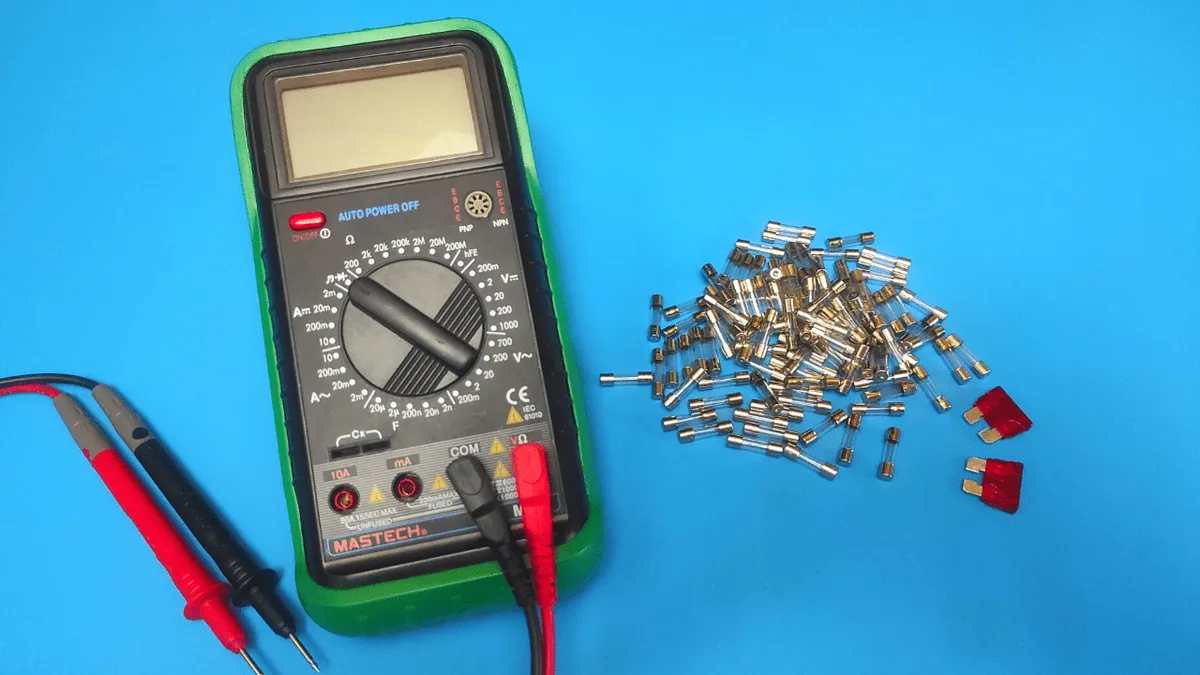 Multimeter continuity testing