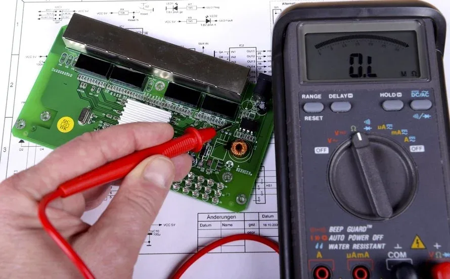 Multimeter test points