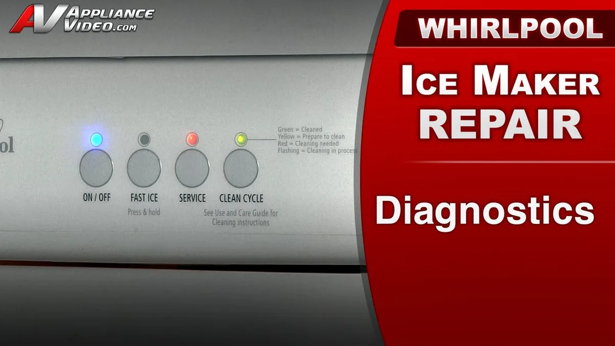 multimeter testing ice maker