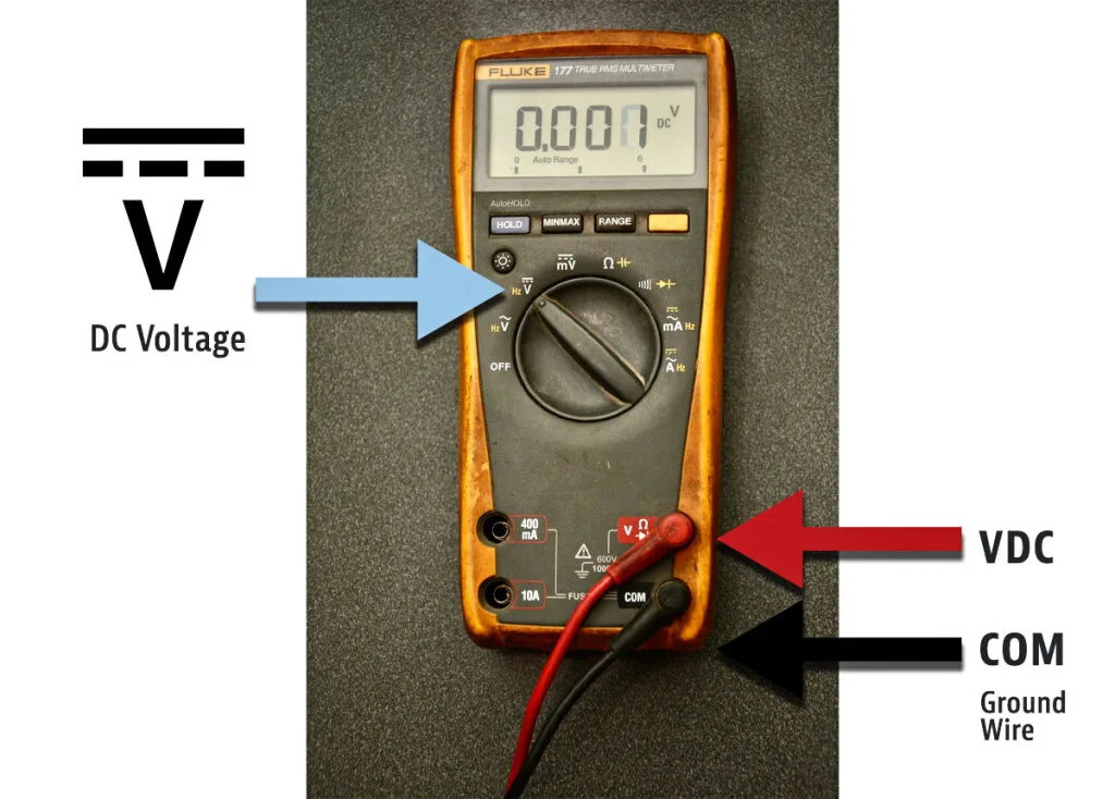 multimeter voltage test