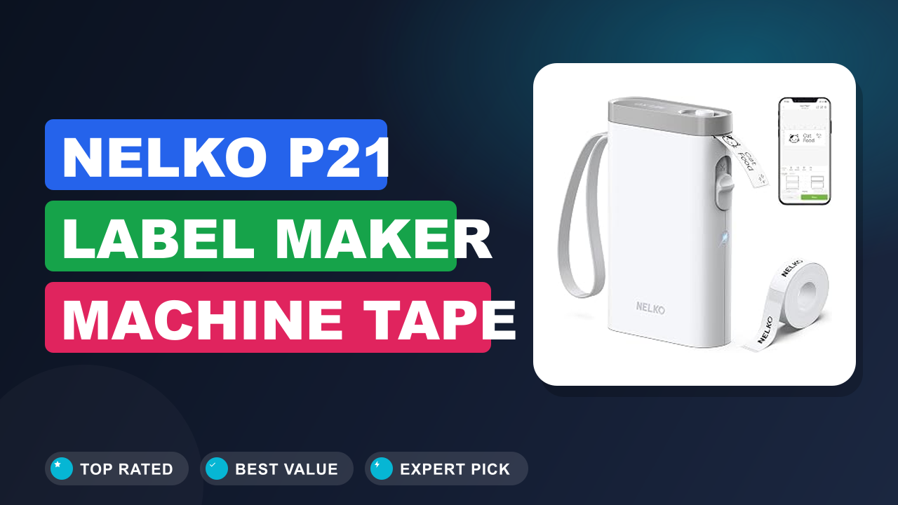 Nelko P21 Label Maker Machine Tape Review