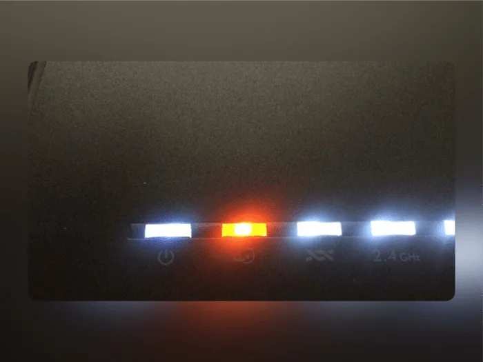 Netgear extender orange light