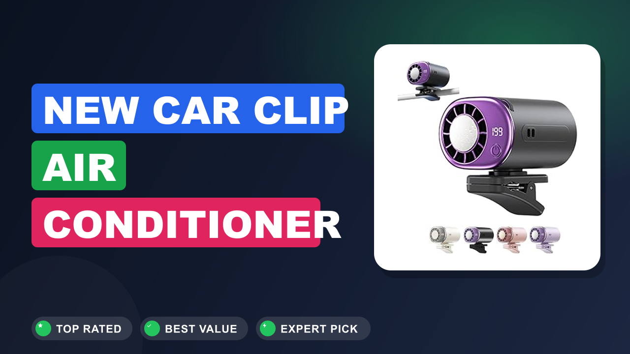 New Car Clip Air Conditioner Fan Review