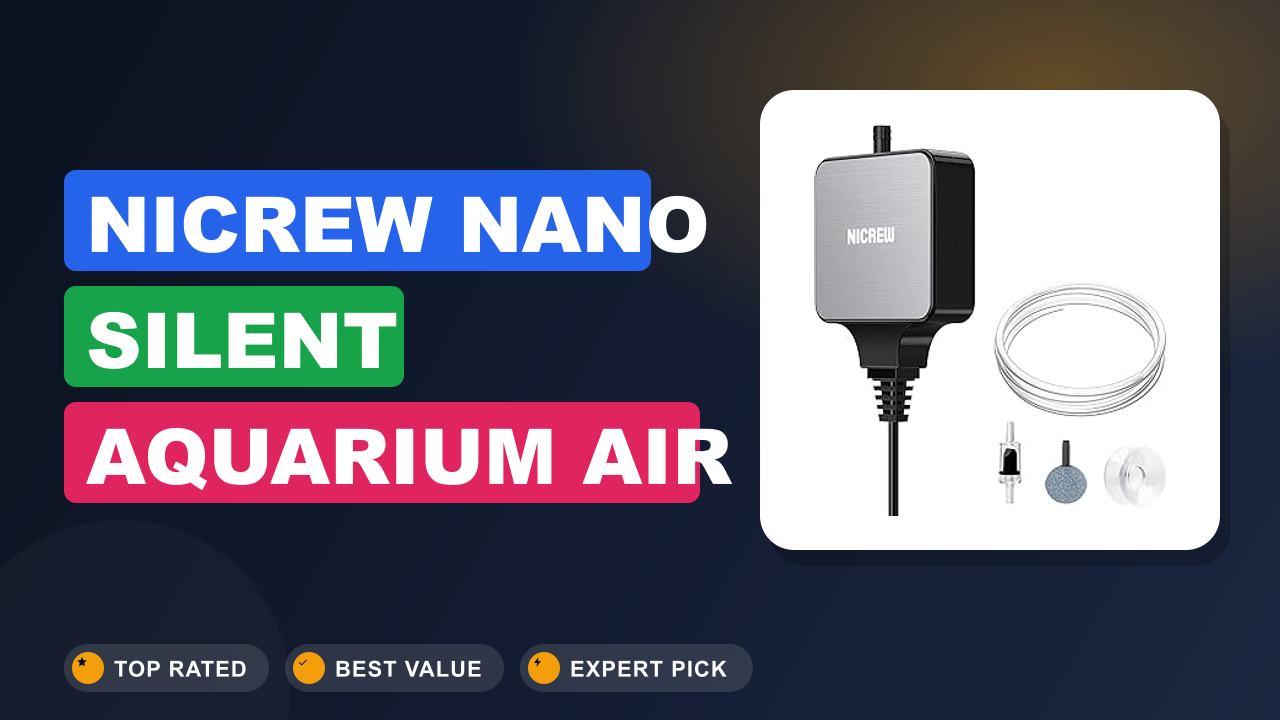 NICREW Nano Silent Aquarium Air Pump Review
