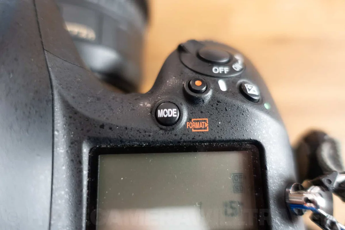 Nikon D850 format
