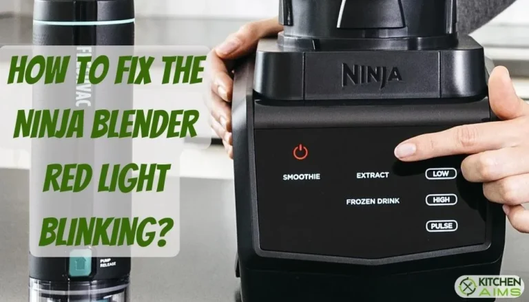 Ninja Blender Not Working Red Light Flashing