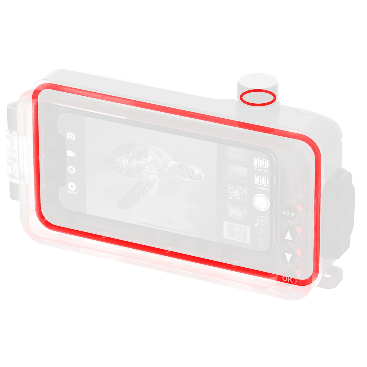 O-ring maintenance camera housing