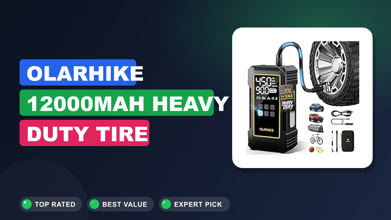 OlarHike 12000mAh Heavy Duty Tire Inflator Review