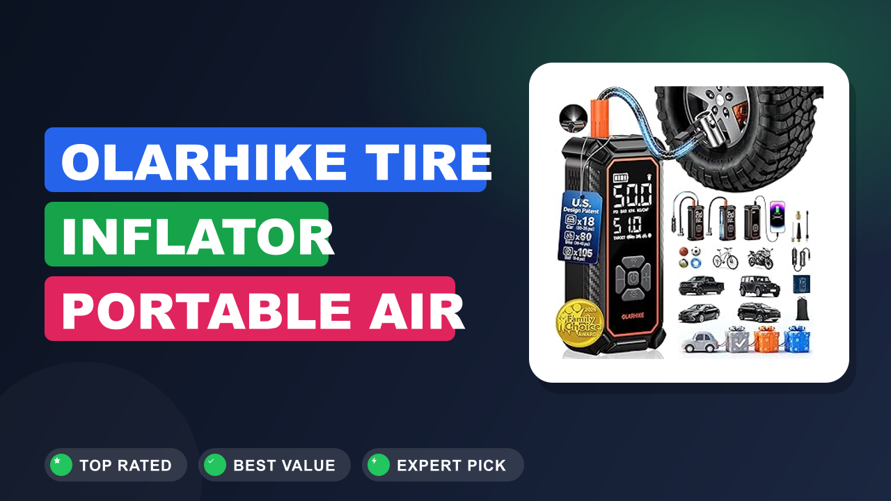 OlarHike Tire Inflator Portable Air Compressor Review