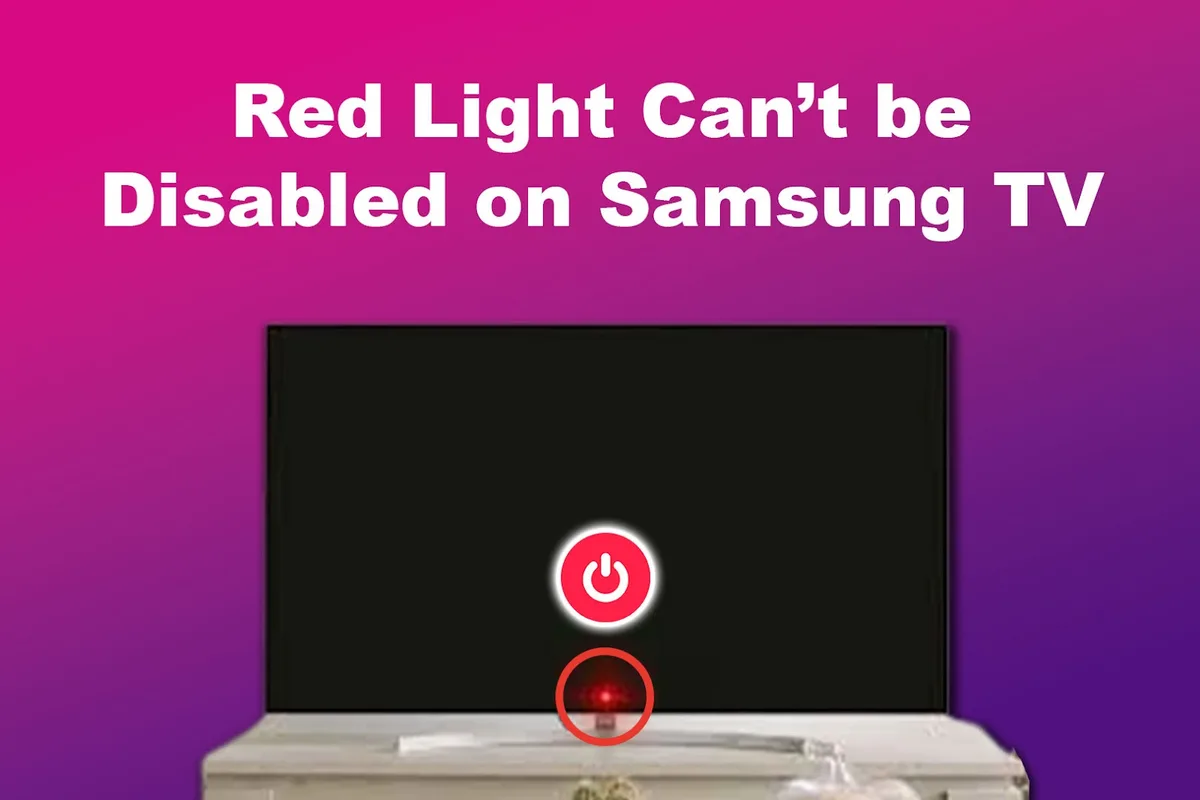 Onn TV standby LED light