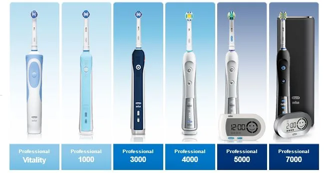 Oral-B electric toothbrush models