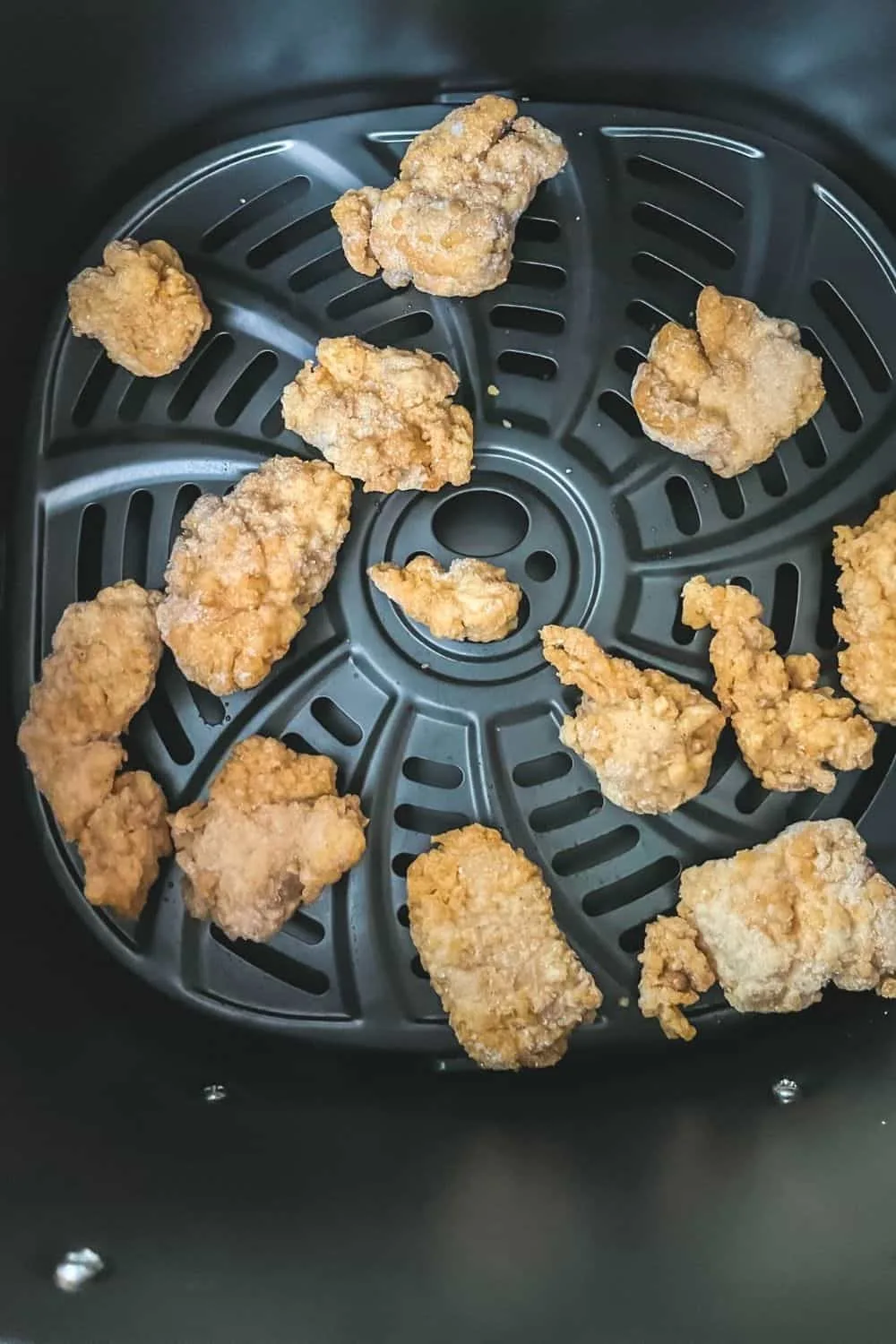 overcrowded air fryer basket