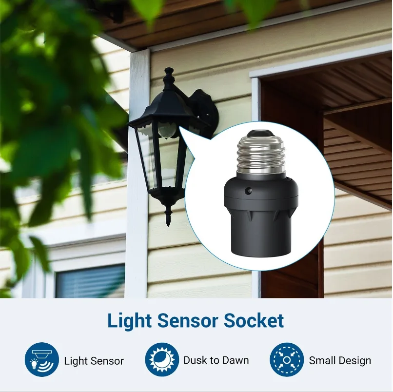 Photocell socket adapter