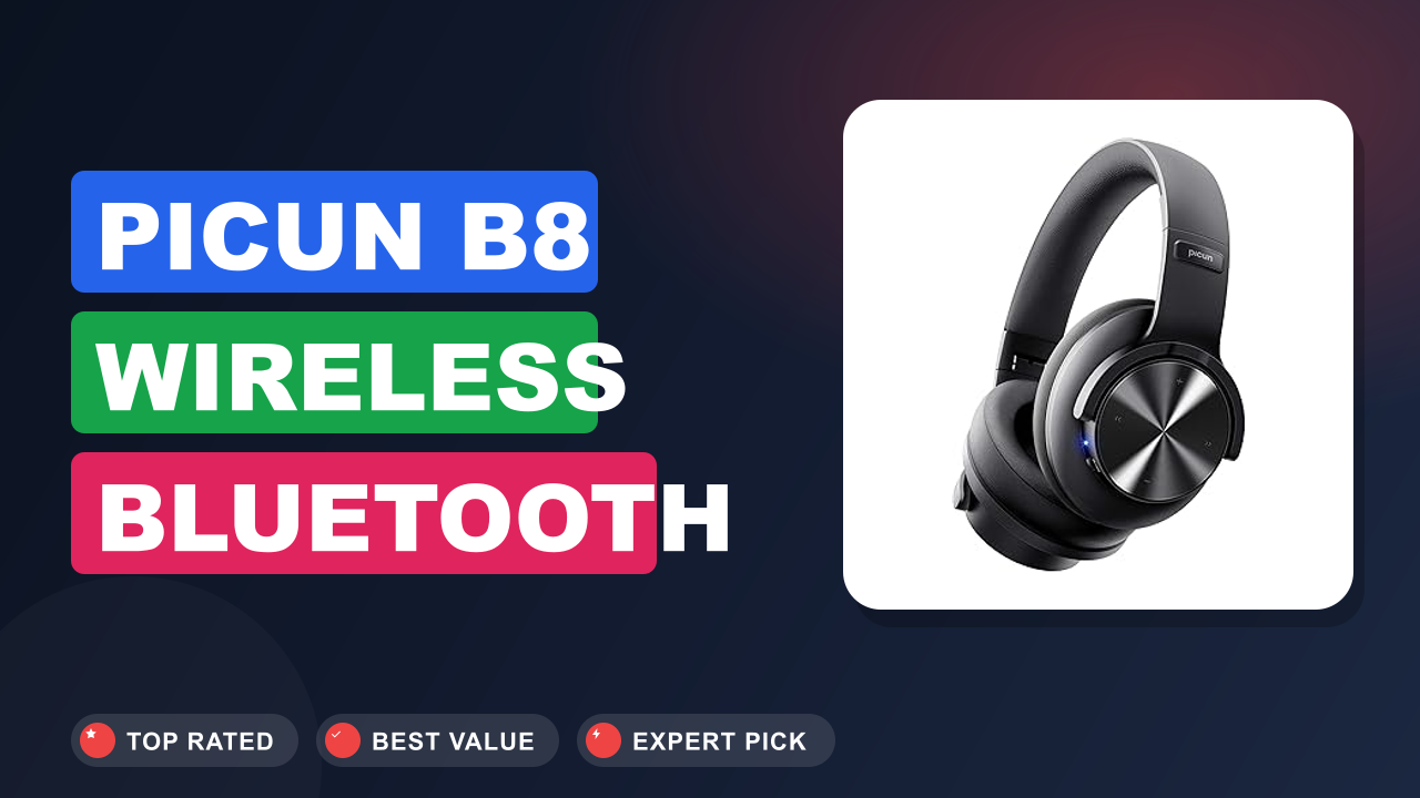 Picun B8 Wireless Bluetooth Headphones Review
