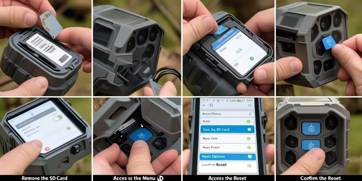 pinhole reset trail camera
