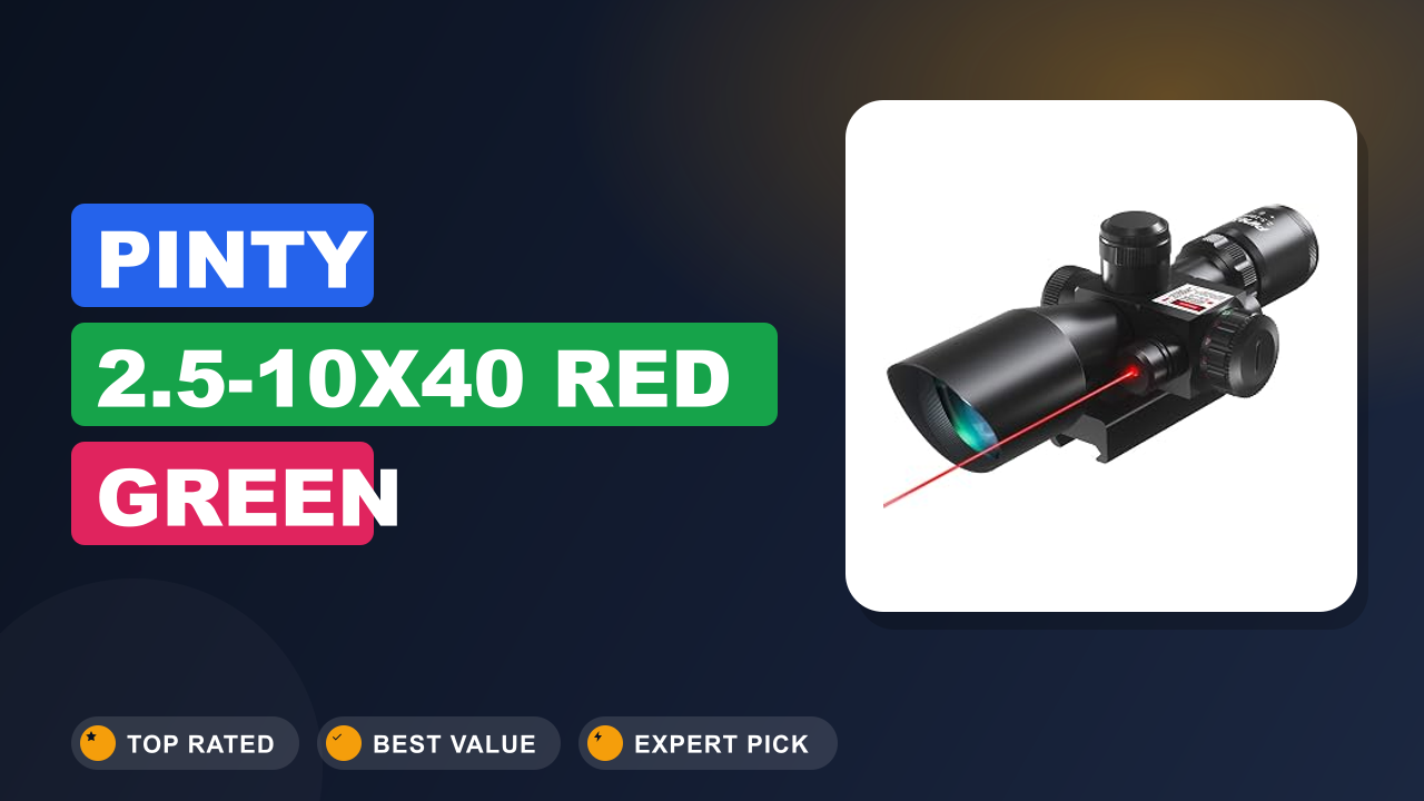 Pinty 2.5-10x40 Red Green Illuminated Mil-dot Review