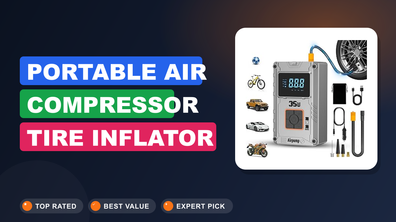 Portable Air Compressor Tire Inflator Review