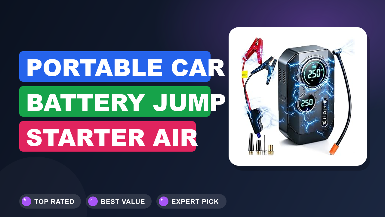Portable Car Battery Jump Starter Air Review