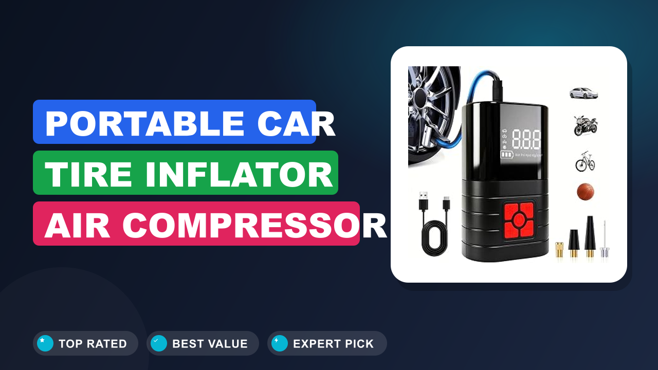 Portable Car Tire Inflator Air Compressor Review