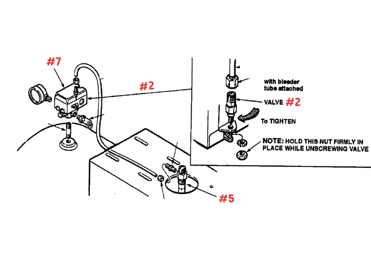 pressure switch unloader valve check valve diagram