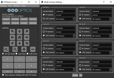 PTZOptics firmware update web GUI