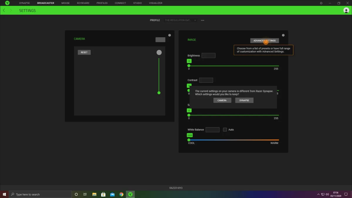 Razer Synapse software