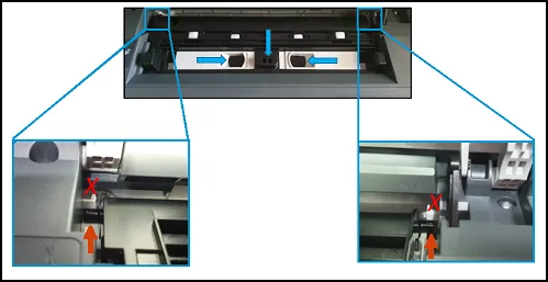 rear paper jam removal