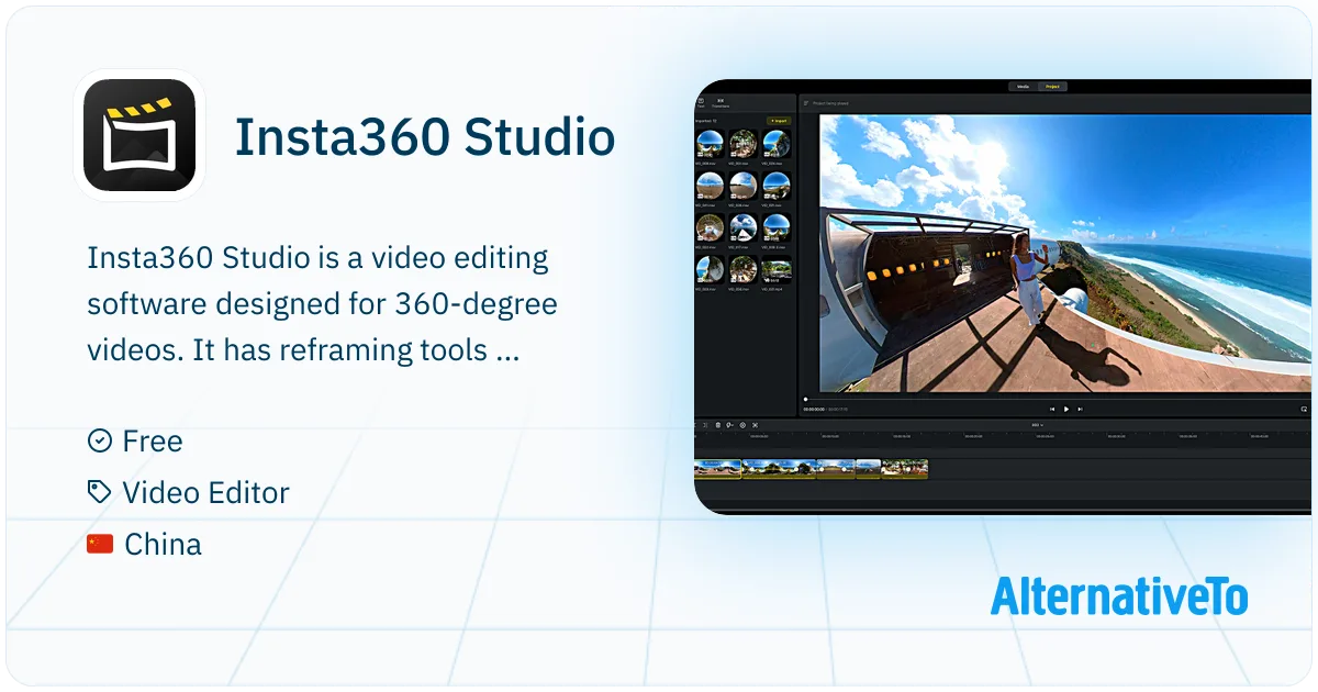 Reframing in Insta360 Studio