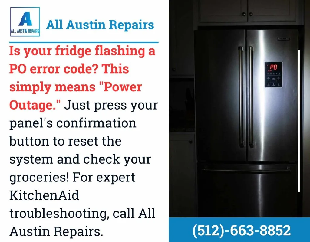 refrigerator error code display