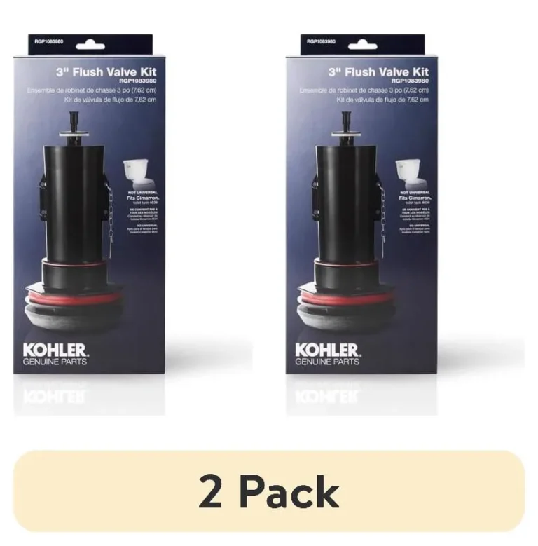 Replace Kohler Canister Flush Valve With Flapper
