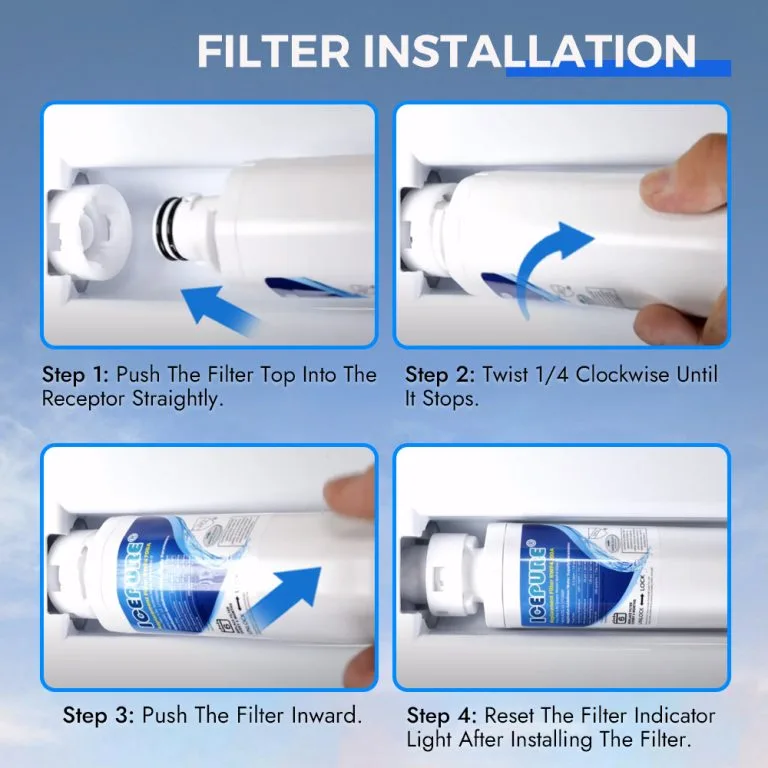 Replacing LG LT1000P filter step